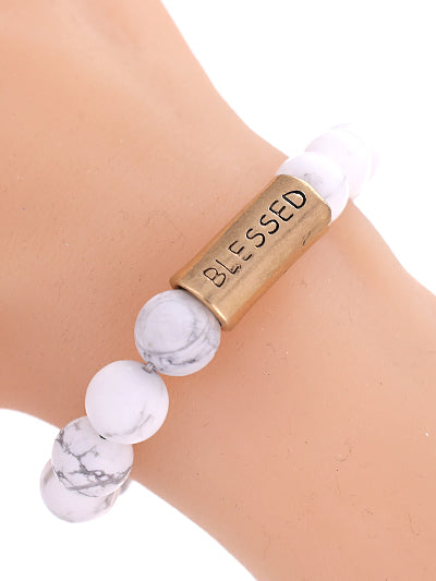 W400-JB6002WHT- Blessed Bracelet