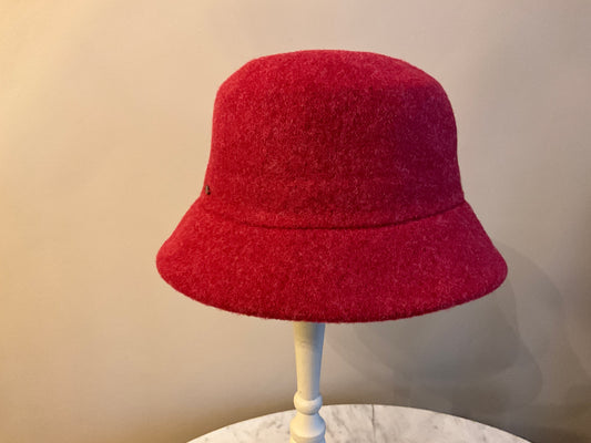 A195-AD1619C - Red Soft  Wool Hat